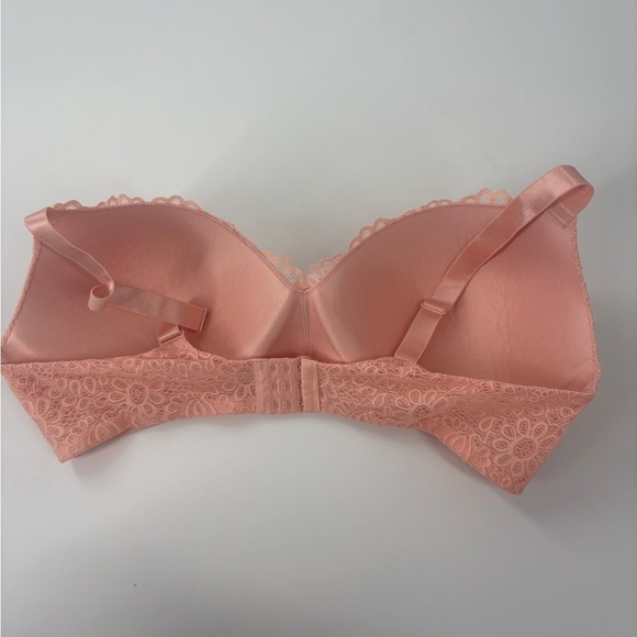 Wireless T-shirt bra Coral Pink Bra 44C Women's Casual Soft Cup Bra - Picture 4 of 5